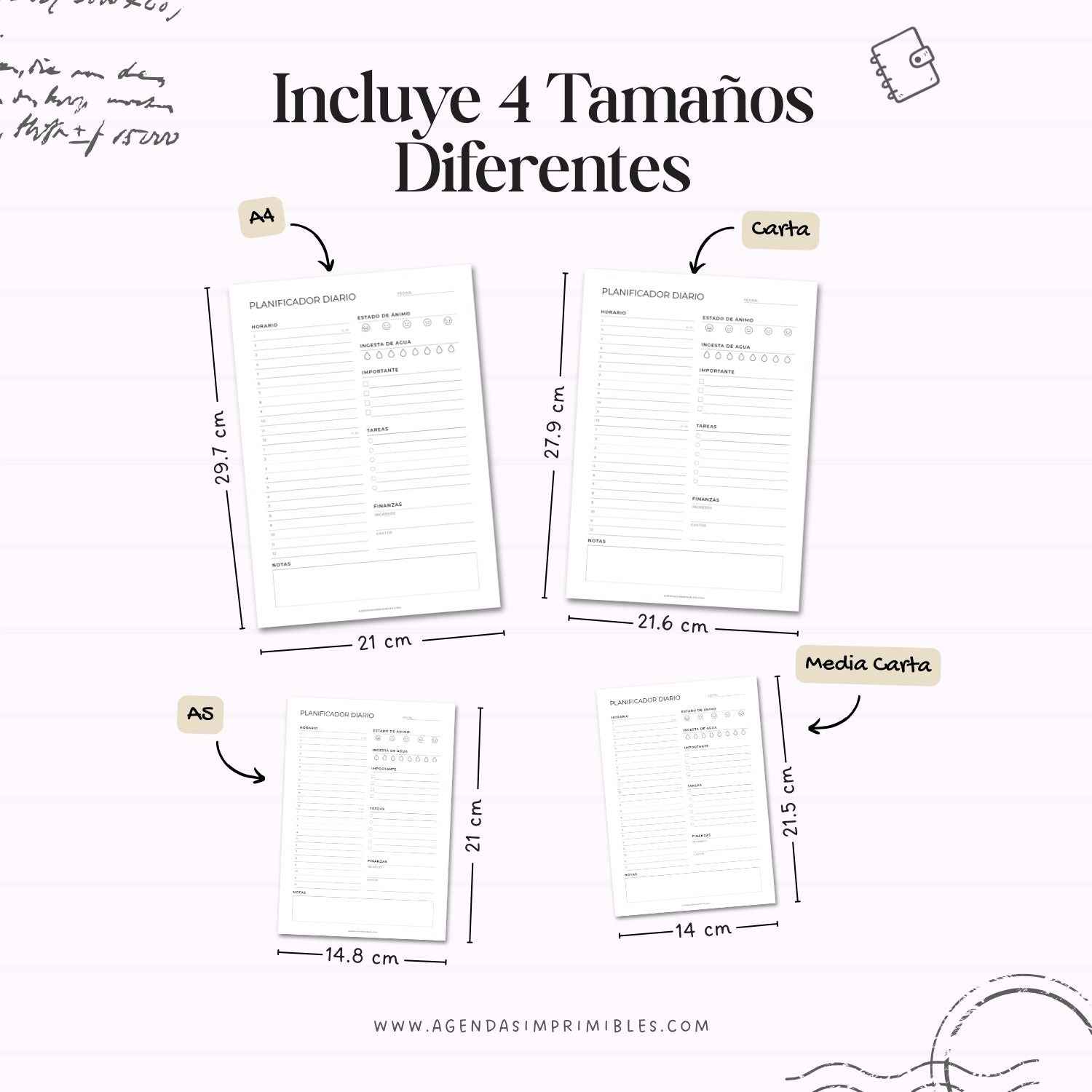 Planificador Diario con Horas