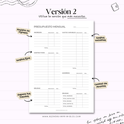 Presupuesto Mensual