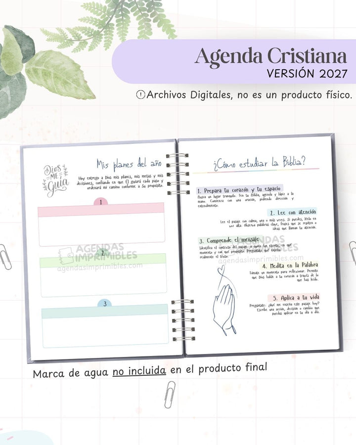 Agenda Cristiana 2027 - Archivo Imprimible - imagen 3