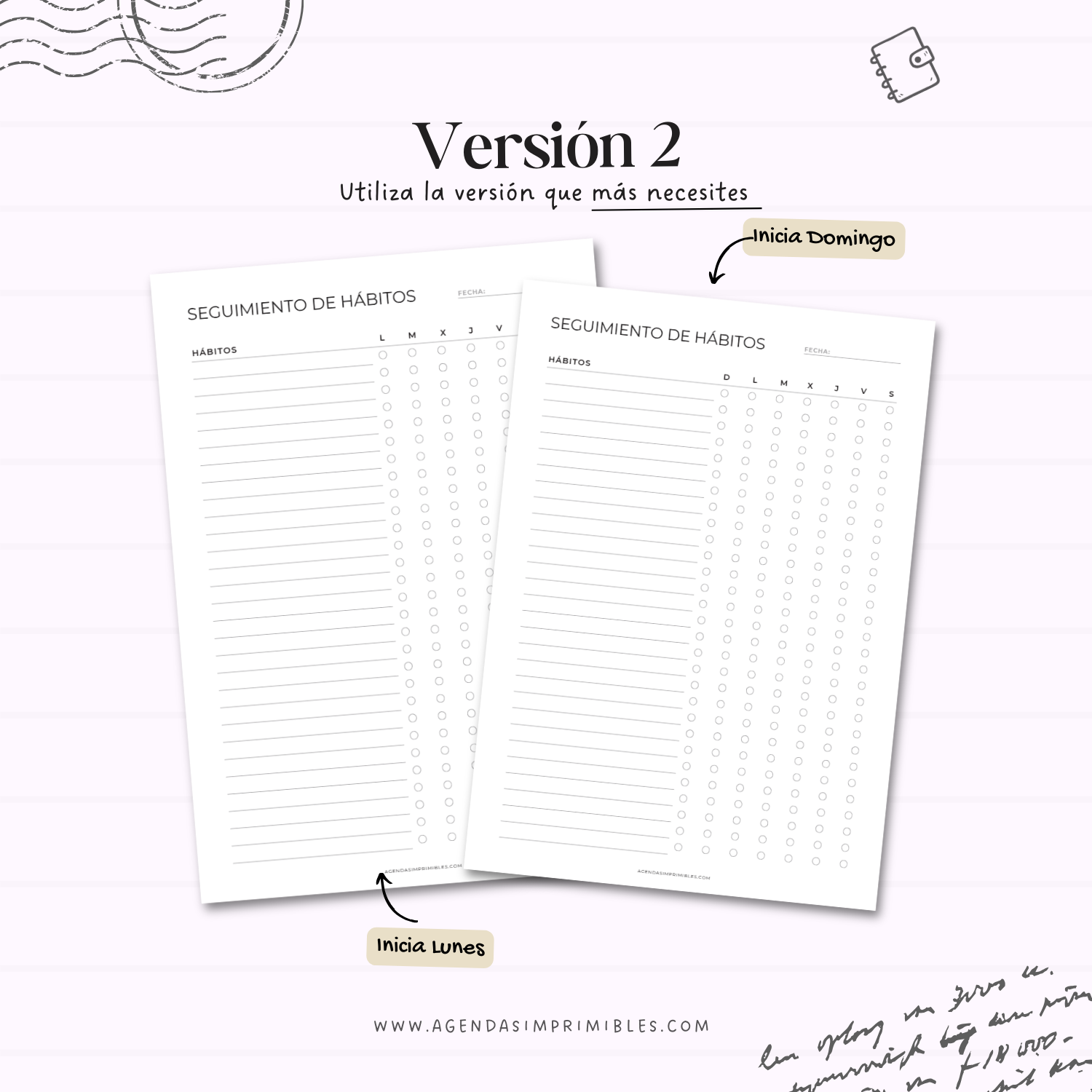 Seguimiento de hábitos Semanal