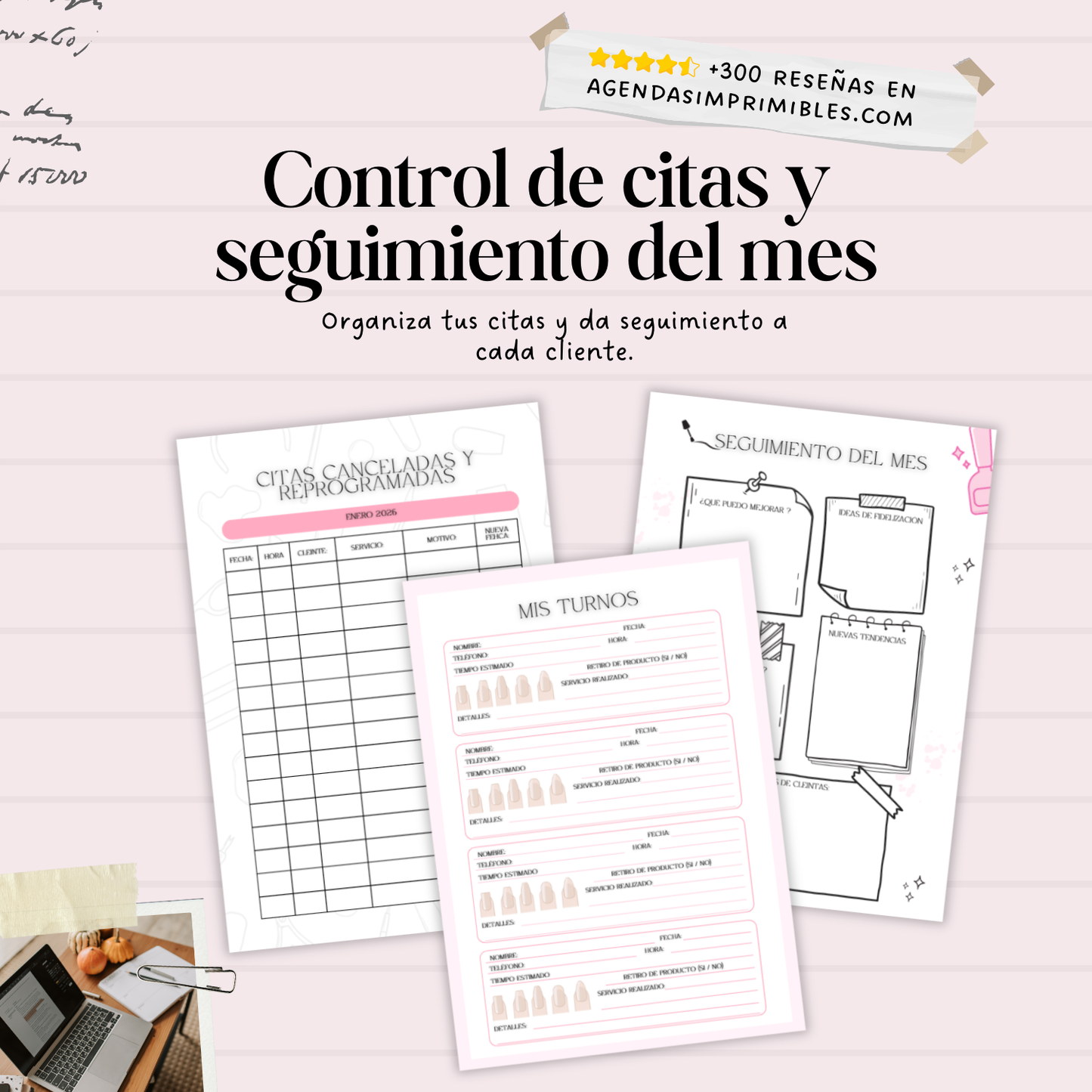 Agenda Manicurista Semanal | 2026