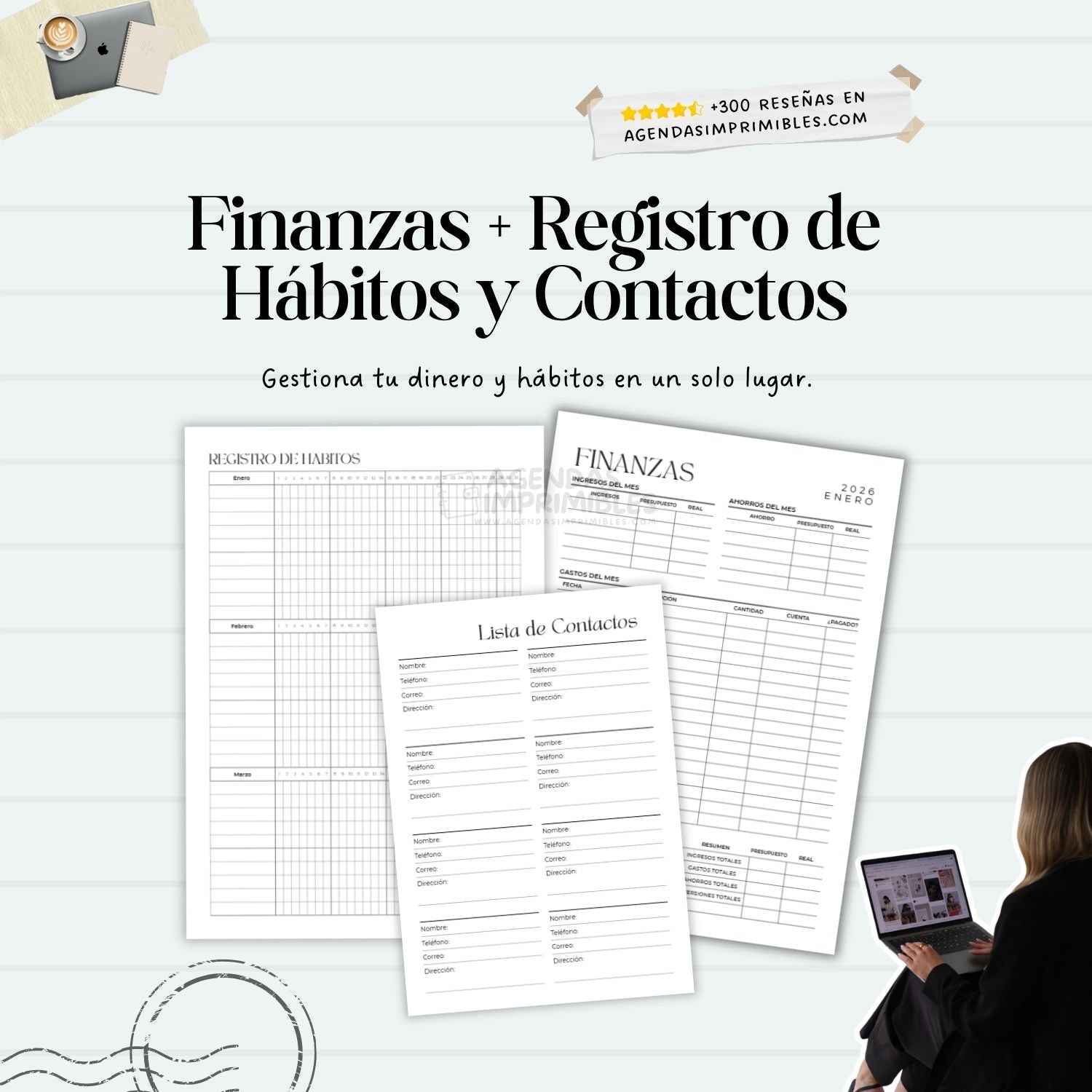 Agenda Elegante Unisex Diaria | 2026