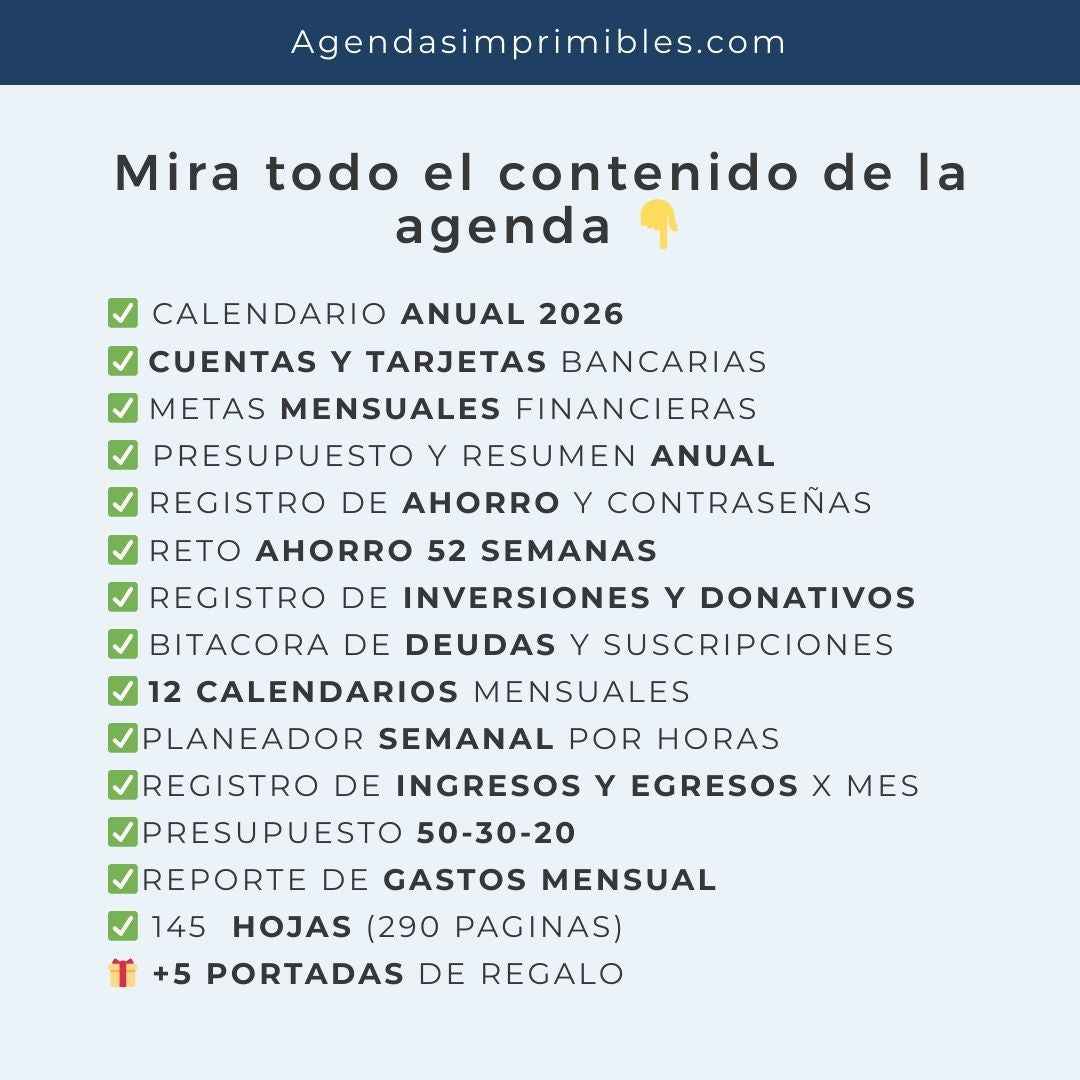 Agenda Manicurista Semanal 2026 | 2026