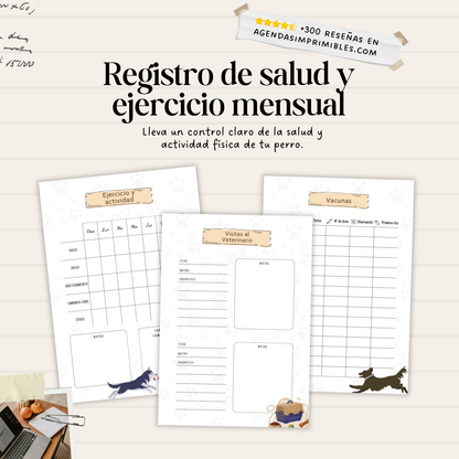 Agenda Control Canino Dos Días x Pagina | 2026