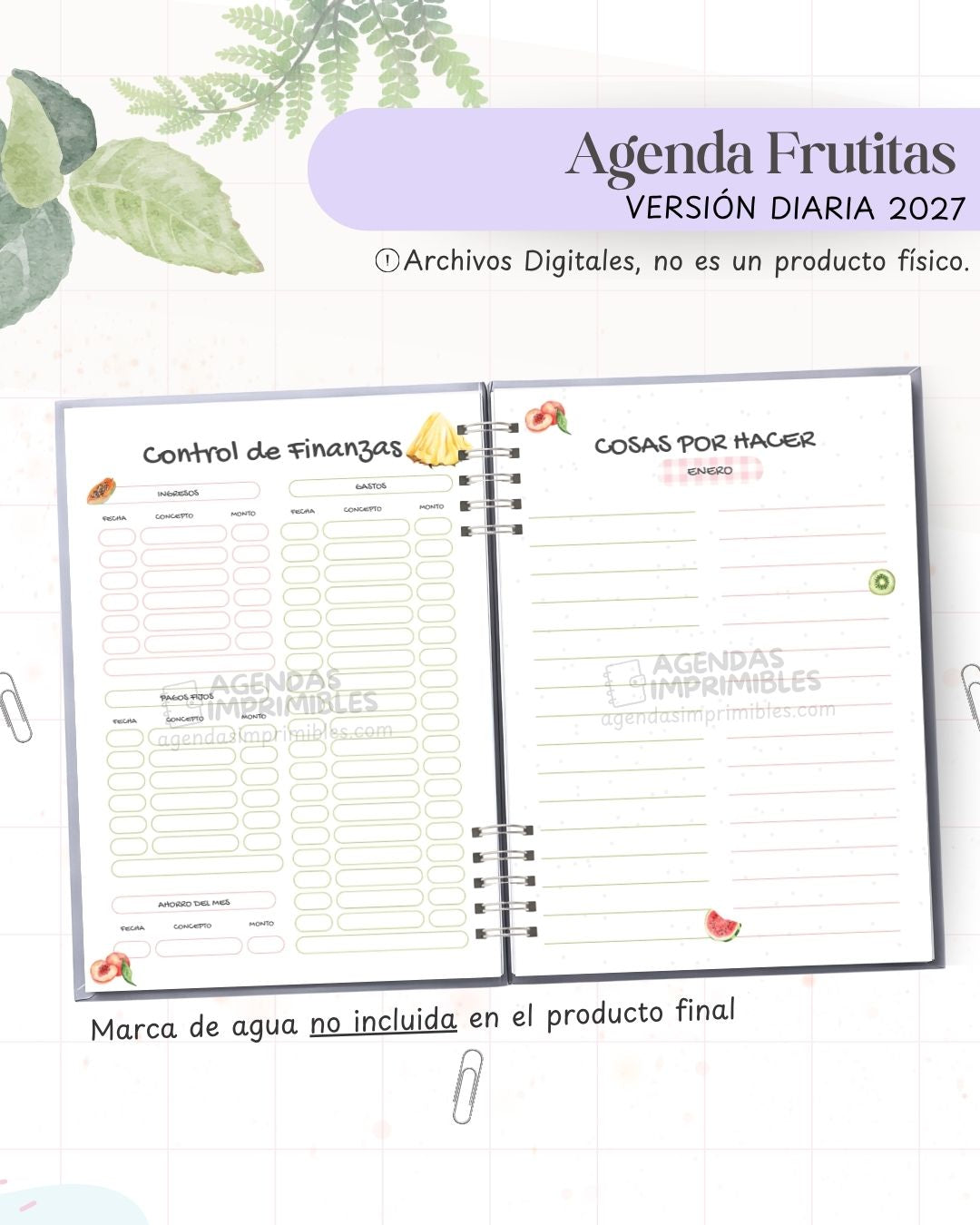 Agenda Frutitas 2027 - Diario - imagen 3