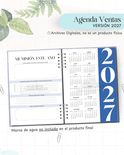 Agenda Ventas 2027 - Archivo Imprimible - imagen 3