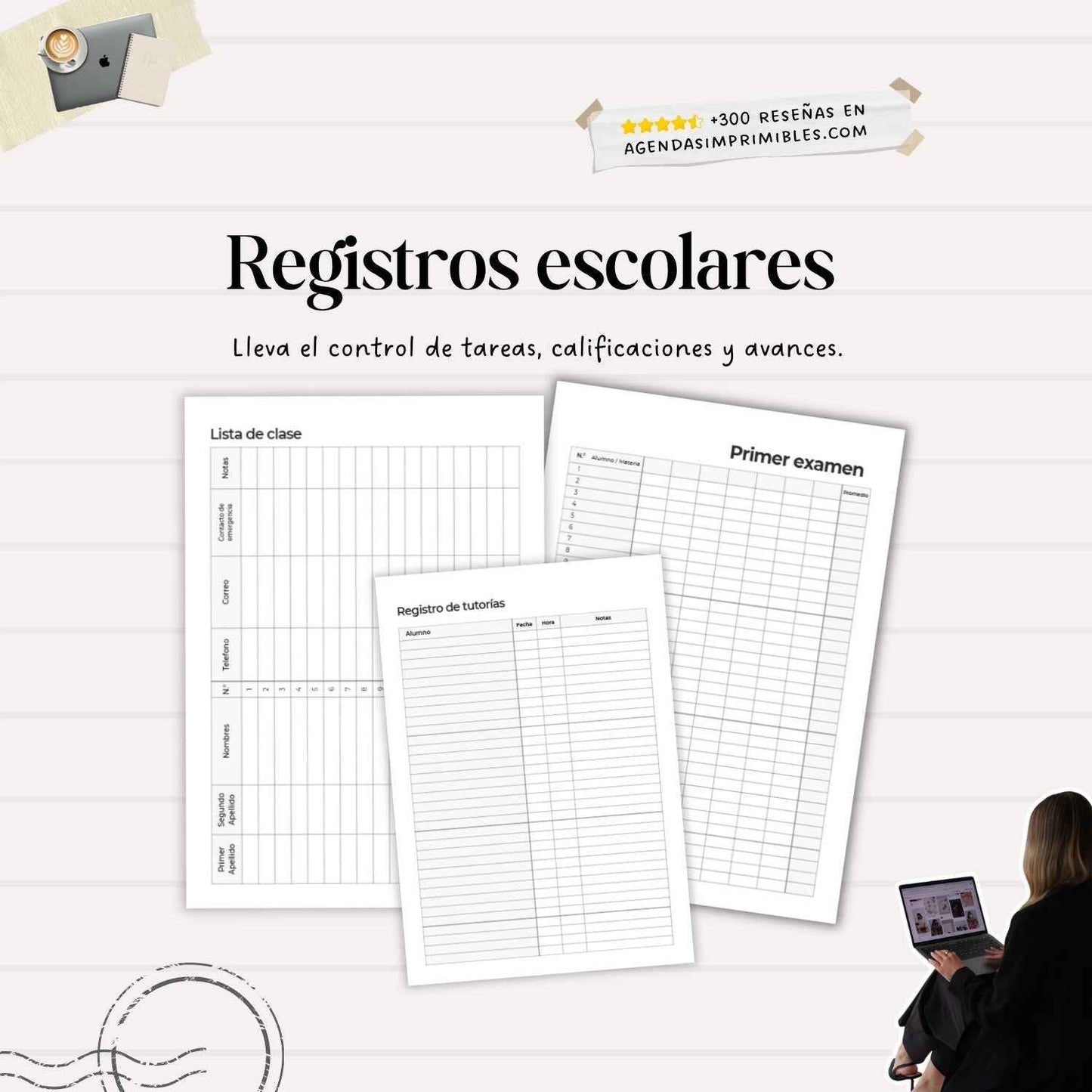 Agenda Docente Minimalista Semanal | 2026