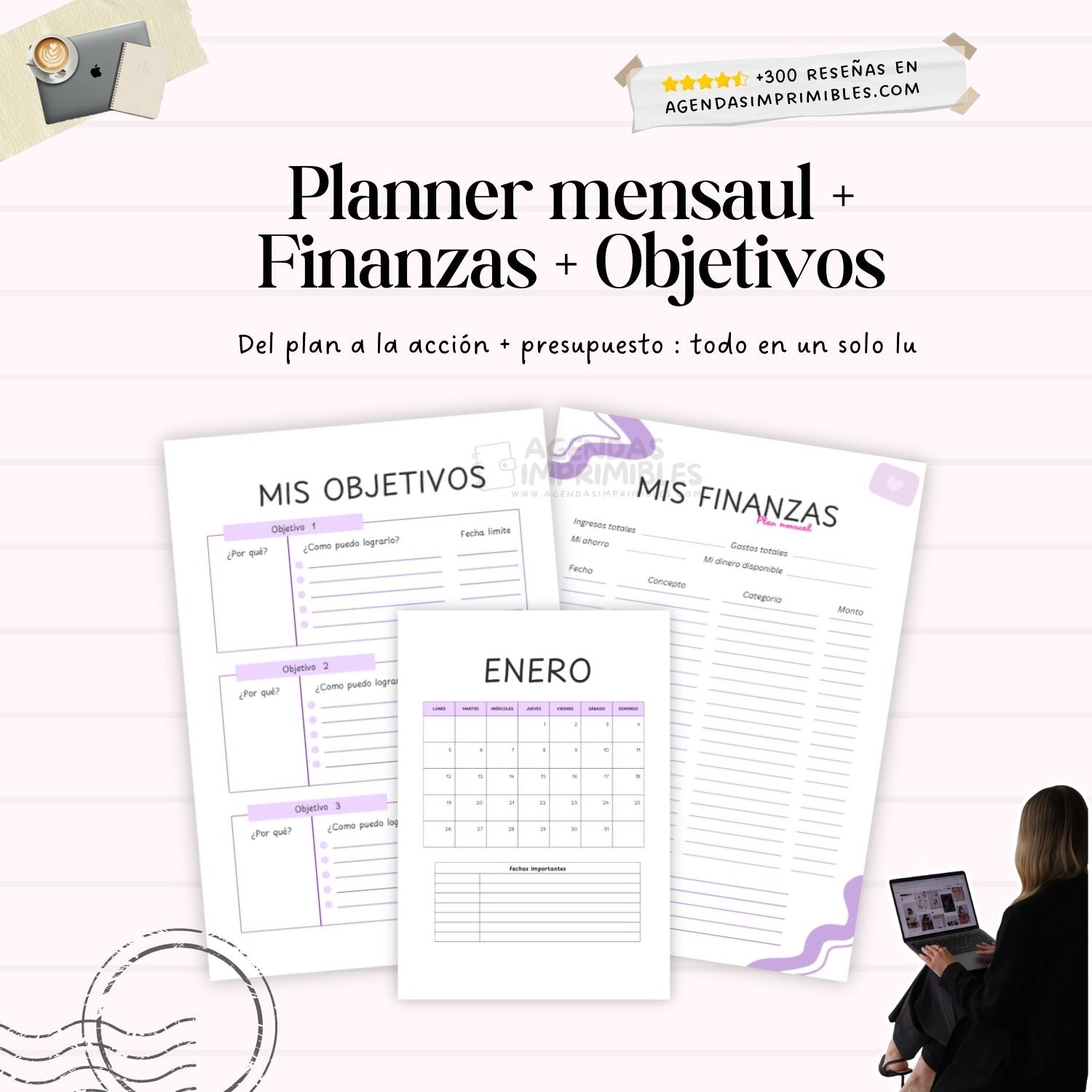 Agenda Morada Semanal | 2026