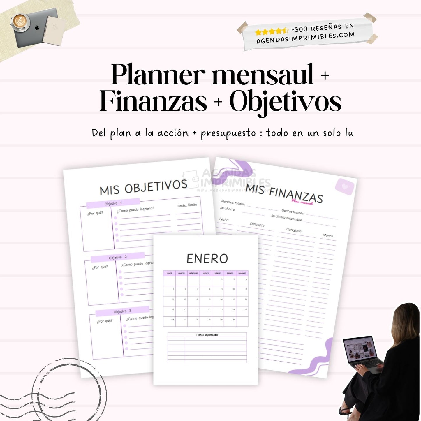 Agenda Morada Semanal | 2026