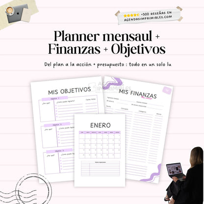 Agenda Morada Semanal | 2026