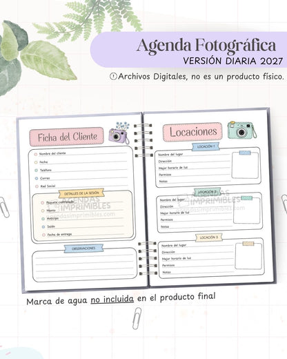 Agenda Fotográfica 2027 - Diario - imagen 3