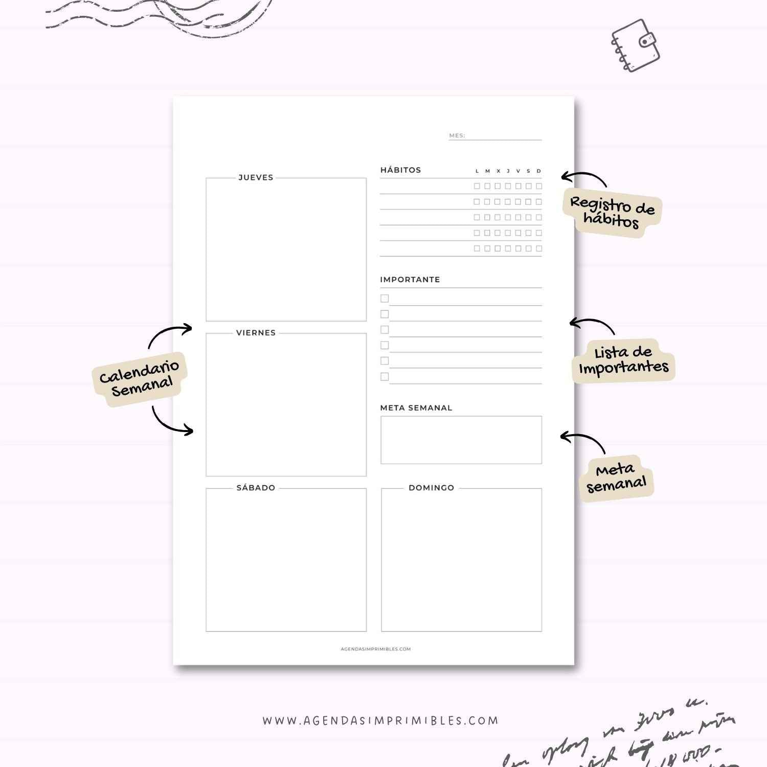 Planificador Semanal Doble V2