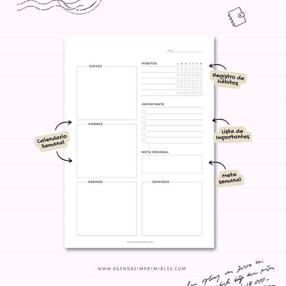 Planificador Semanal Doble V2
