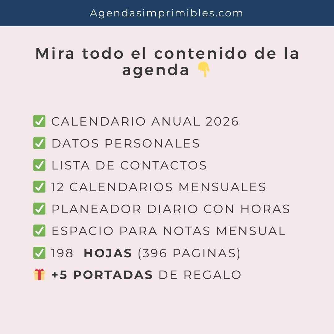 Agenda Girasol Diaria | 2026