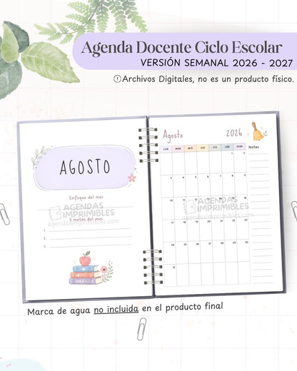Agenda Docente Ciclo 2027 - Semanal - imagen 3