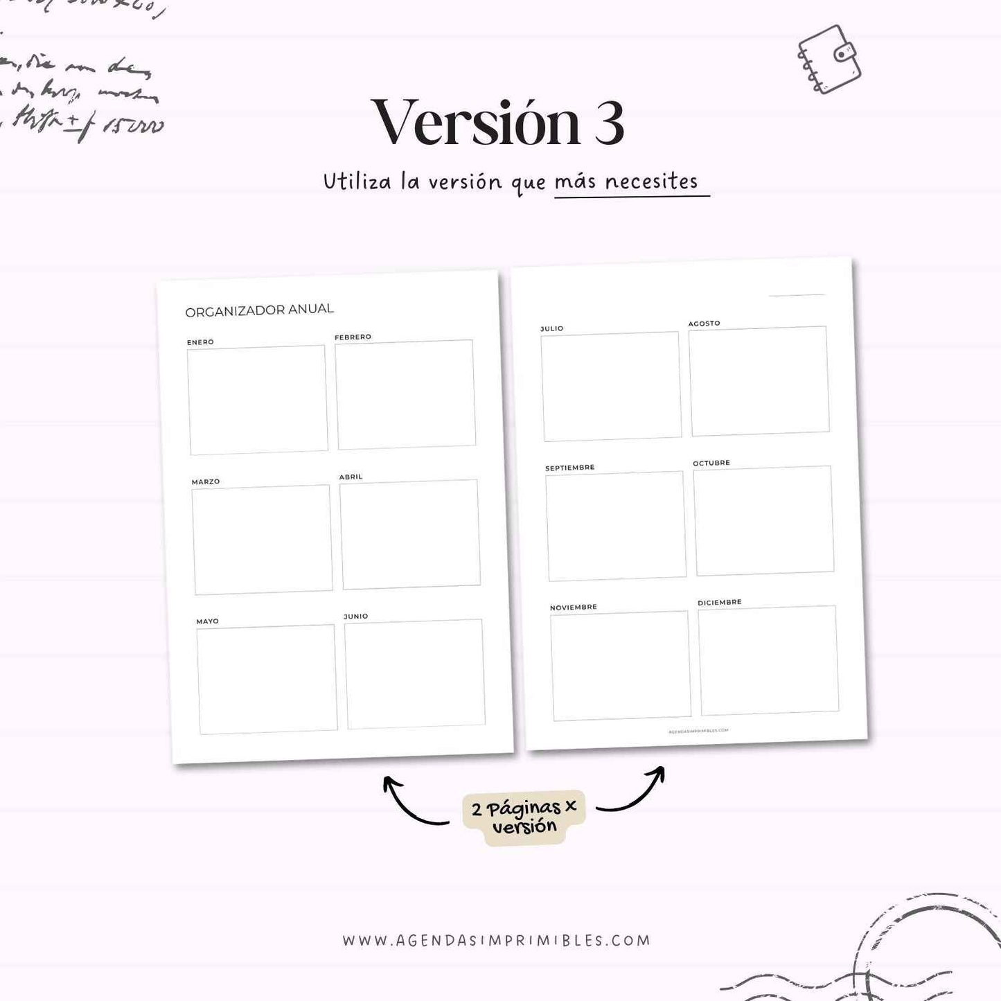 Organizadores Anuales Dobles