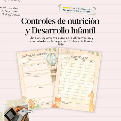 Agenda Pediátrica Dos Días x Pagina | 2026