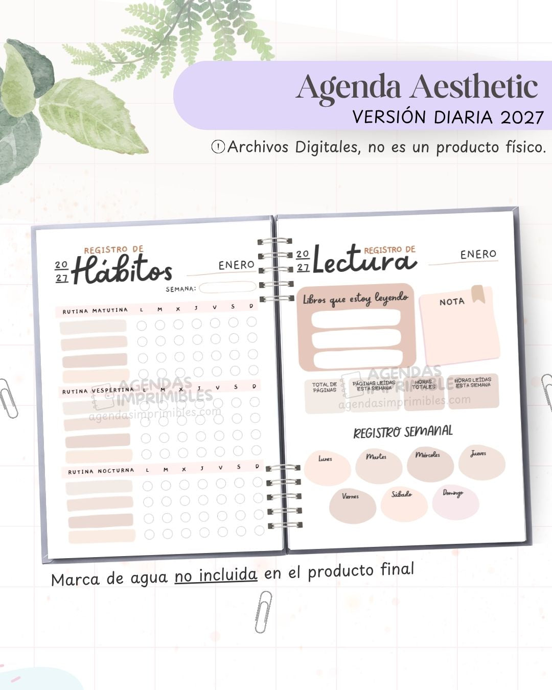 Agenda Aesthetic 2027 - Diario - imagen 4