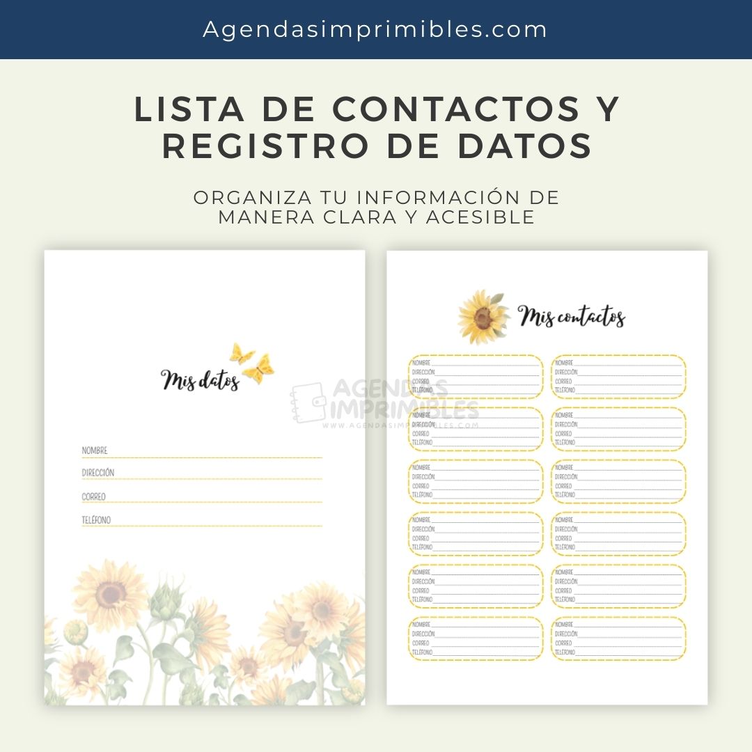 Agenda Girasol Diaria | 2026