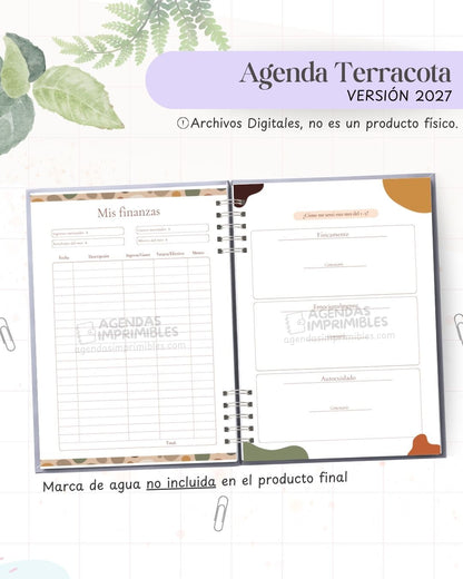 Agenda Terracota 2027 - Archivo Imprimible - imagen 4