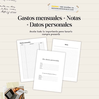 Agenda Minimalista Diaria | 2026