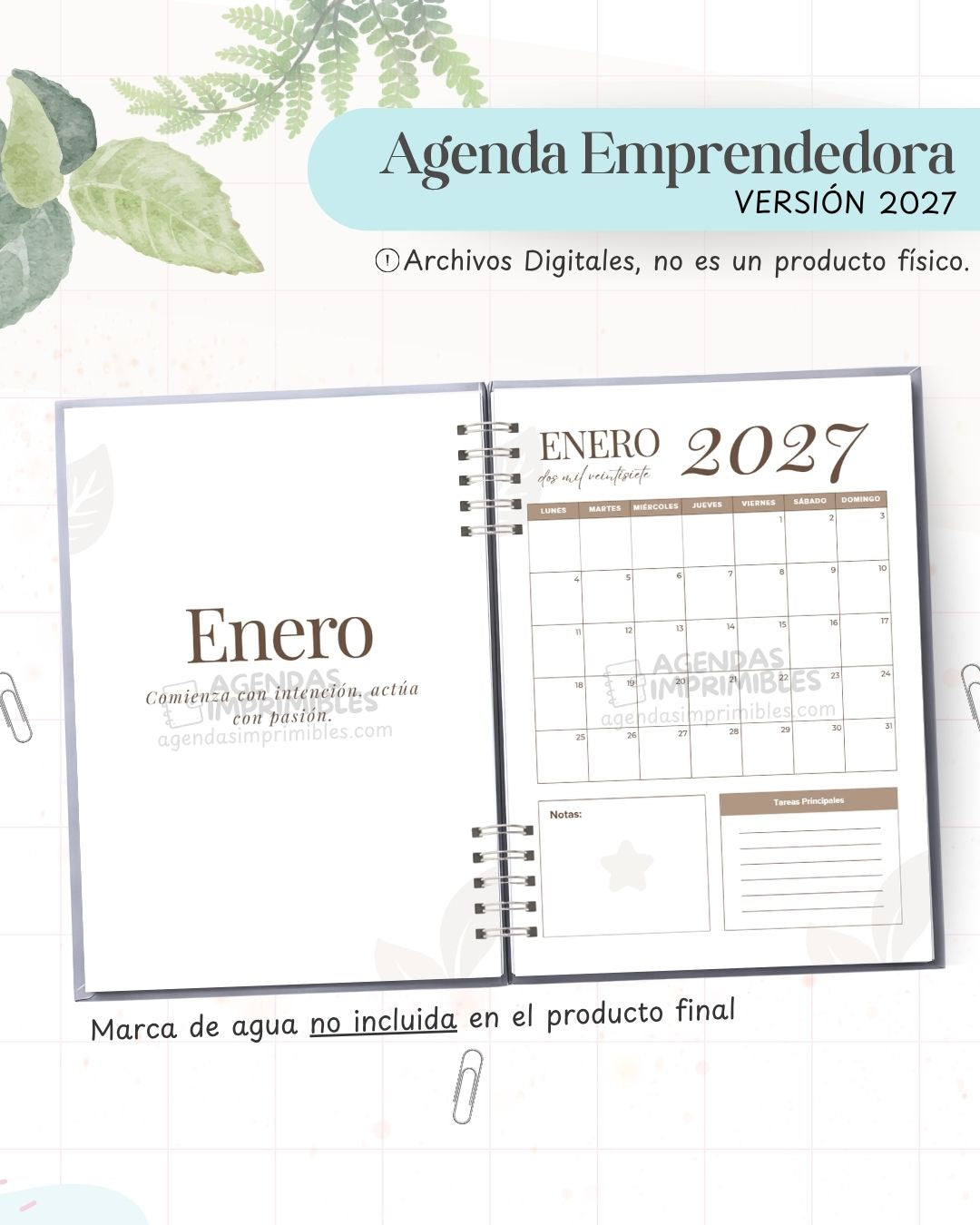 Agenda Emprendedora 2027 - Archivo Imprimible - imagen 4