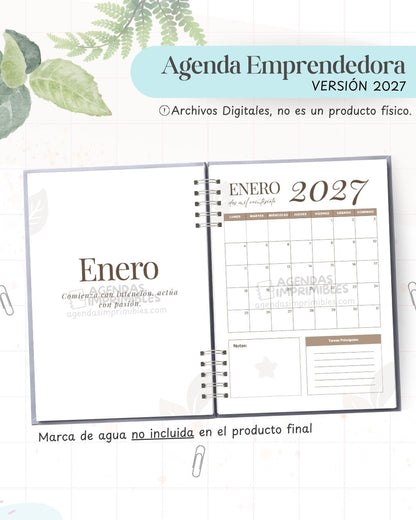 Agenda Emprendedora 2027 - Archivo Imprimible - imagen 4