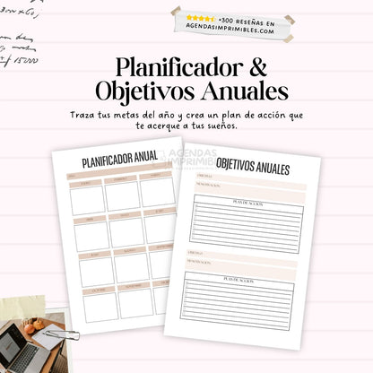 Agenda Beige Diaria | 2026