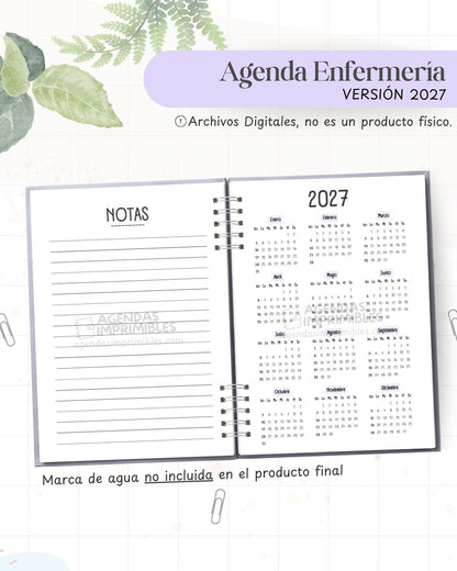 Agenda Lila 2027 - Archivo Imprimible - imagen 4