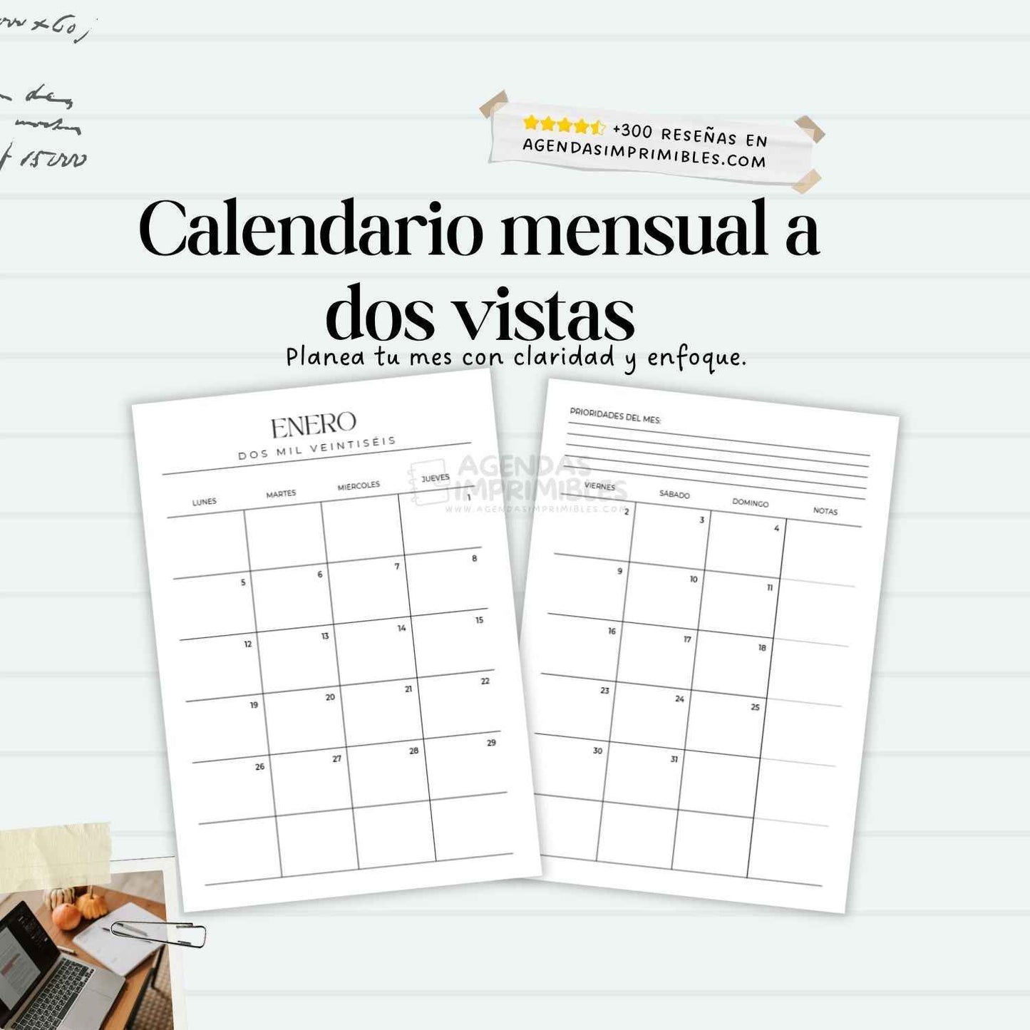 Agenda Elegante Unisex Diaria | 2026