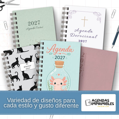 Pack de 25 Agendas Imprimibles 2027