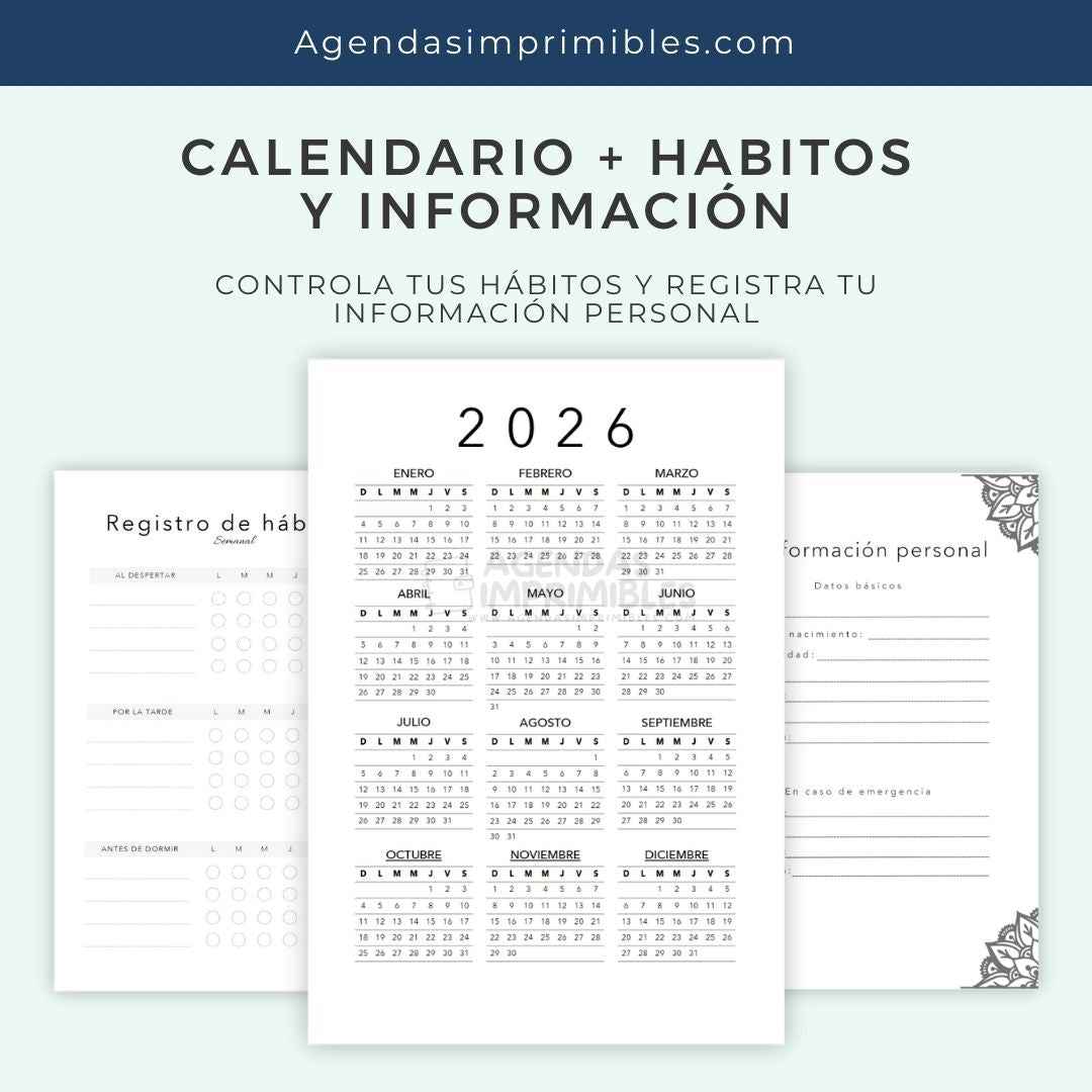 Agenda Flores Diaria| 2026