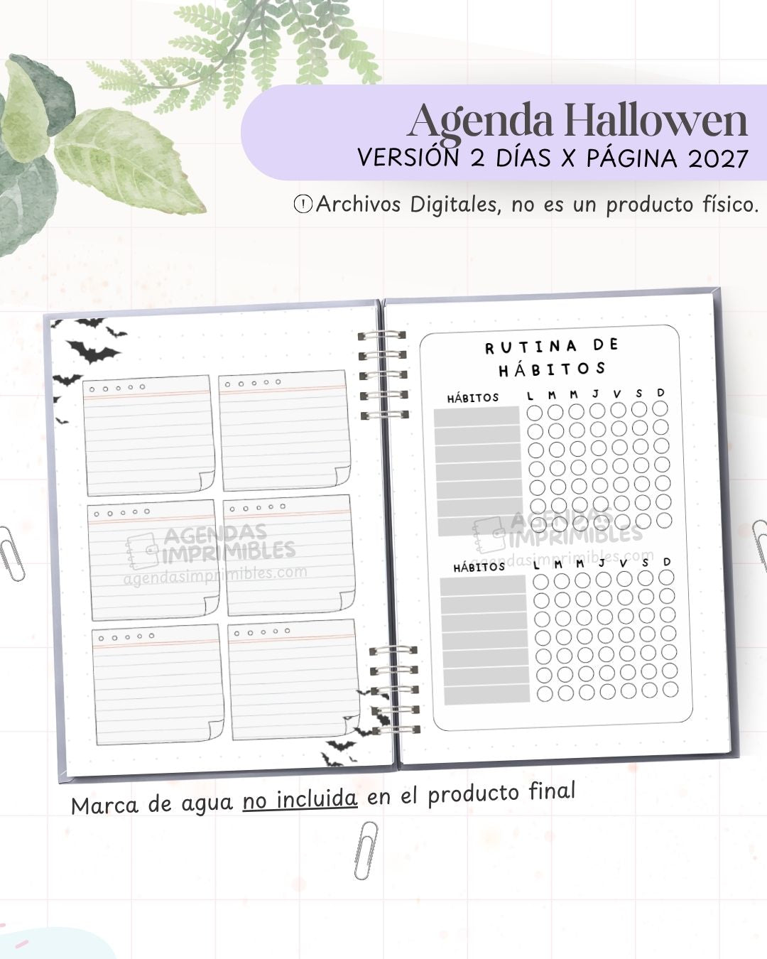 Agenda Halloween 2027 - 2 Días - imagen 4