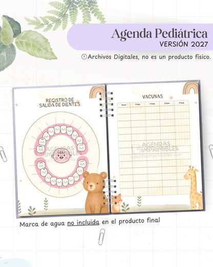 Agenda Pediátrica 2027 - Archivo Imprimible - imagen 4