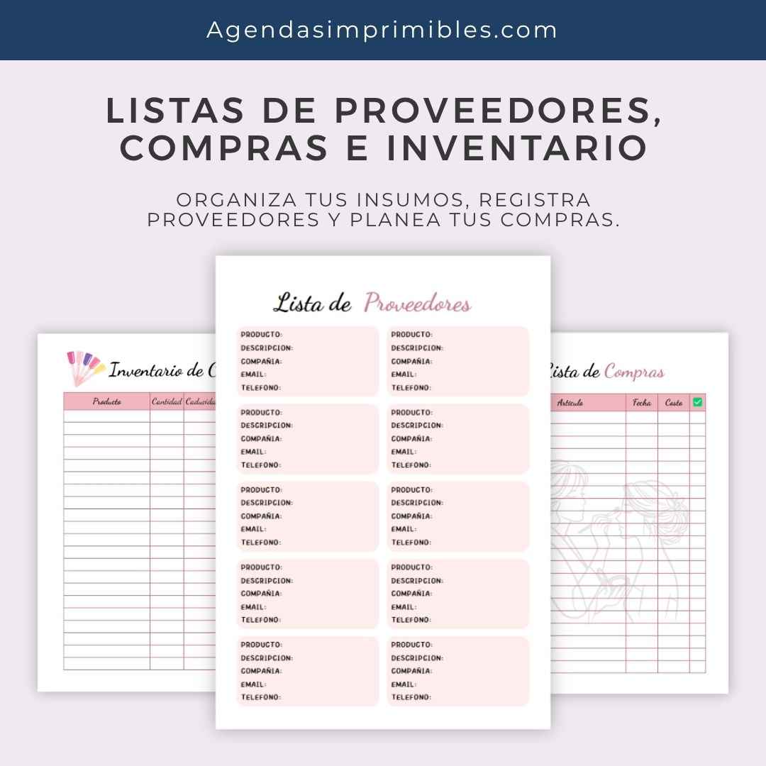 Agenda Estilista Diaria | 2025
