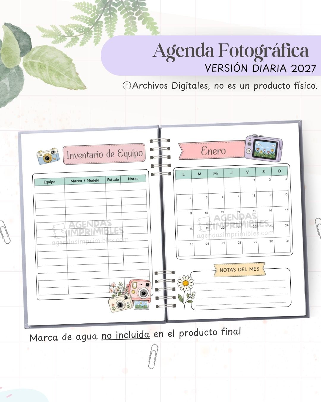 Agenda Fotográfica 2027 - Diario - imagen 4