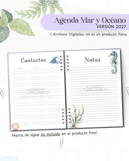 Agenda Mar y OcÃ©ano 2027 - Archivo Imprimible - imagen 4