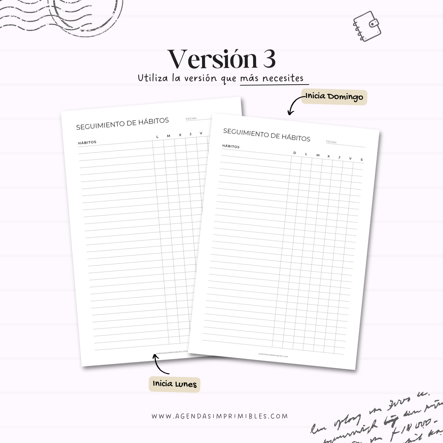 Seguimiento de hábitos Semanal