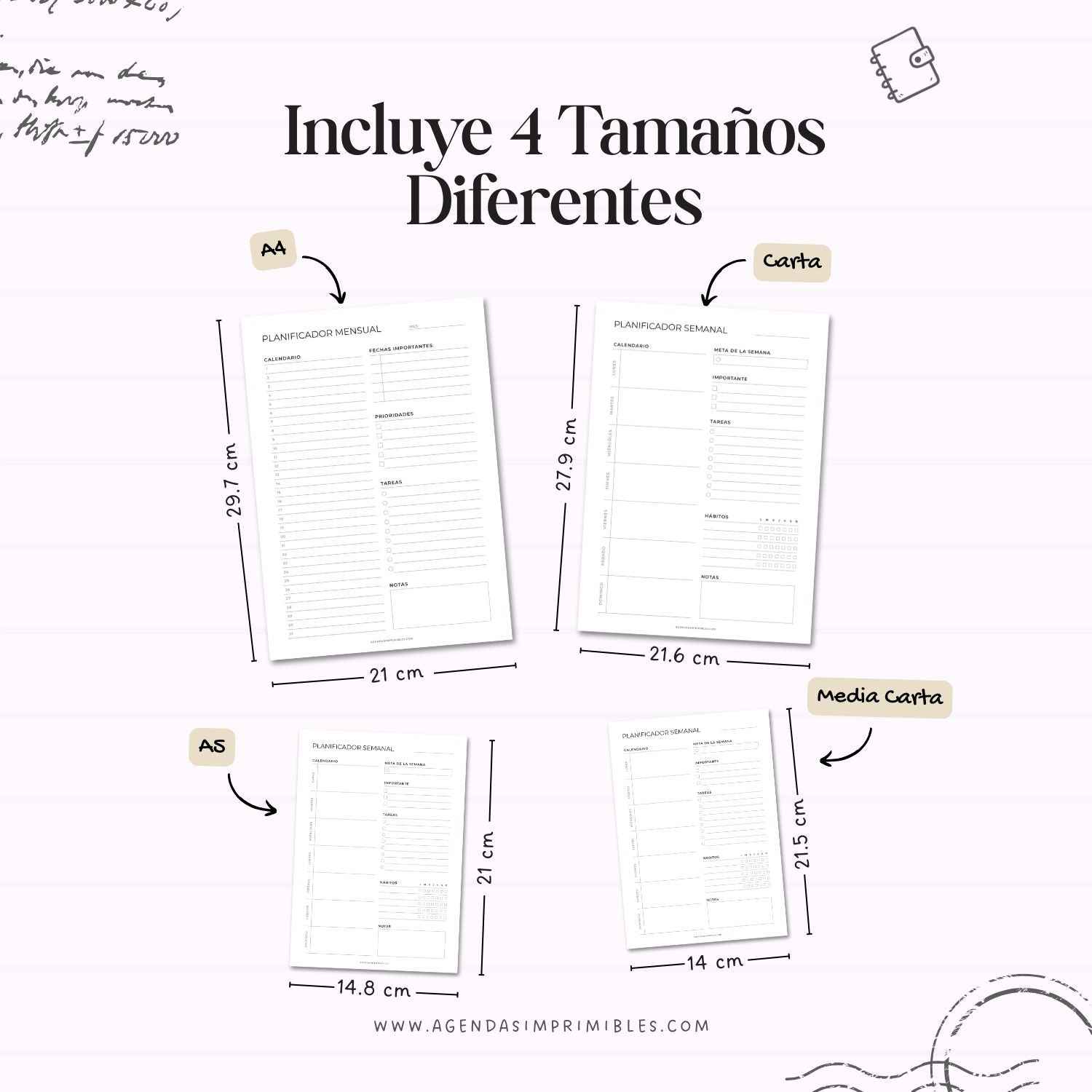 Planificador Semanal Doble
