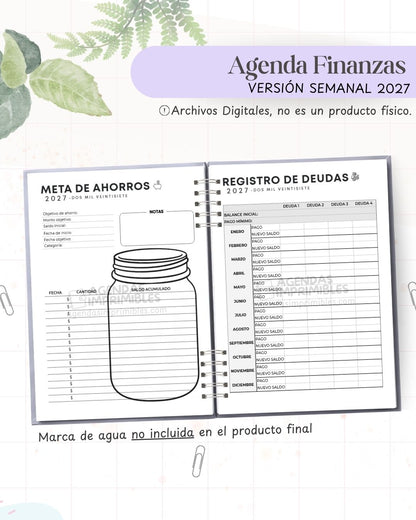 Agenda Finanzas 2027 - Semanal - imagen 4