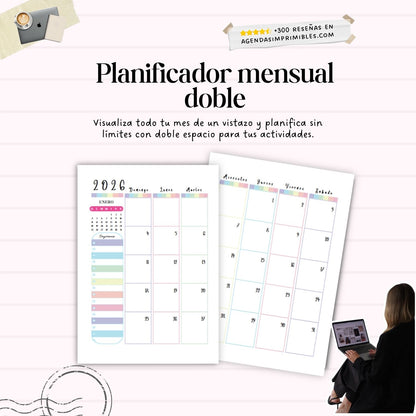 Agenda Estudiantil Semanal | 2026