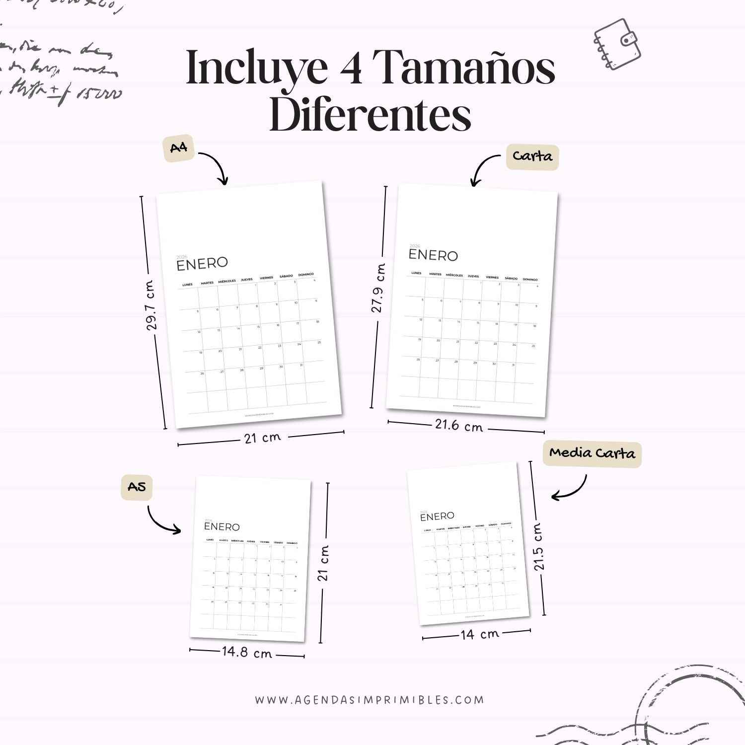 Calendario 2026 Mensual Vertical
