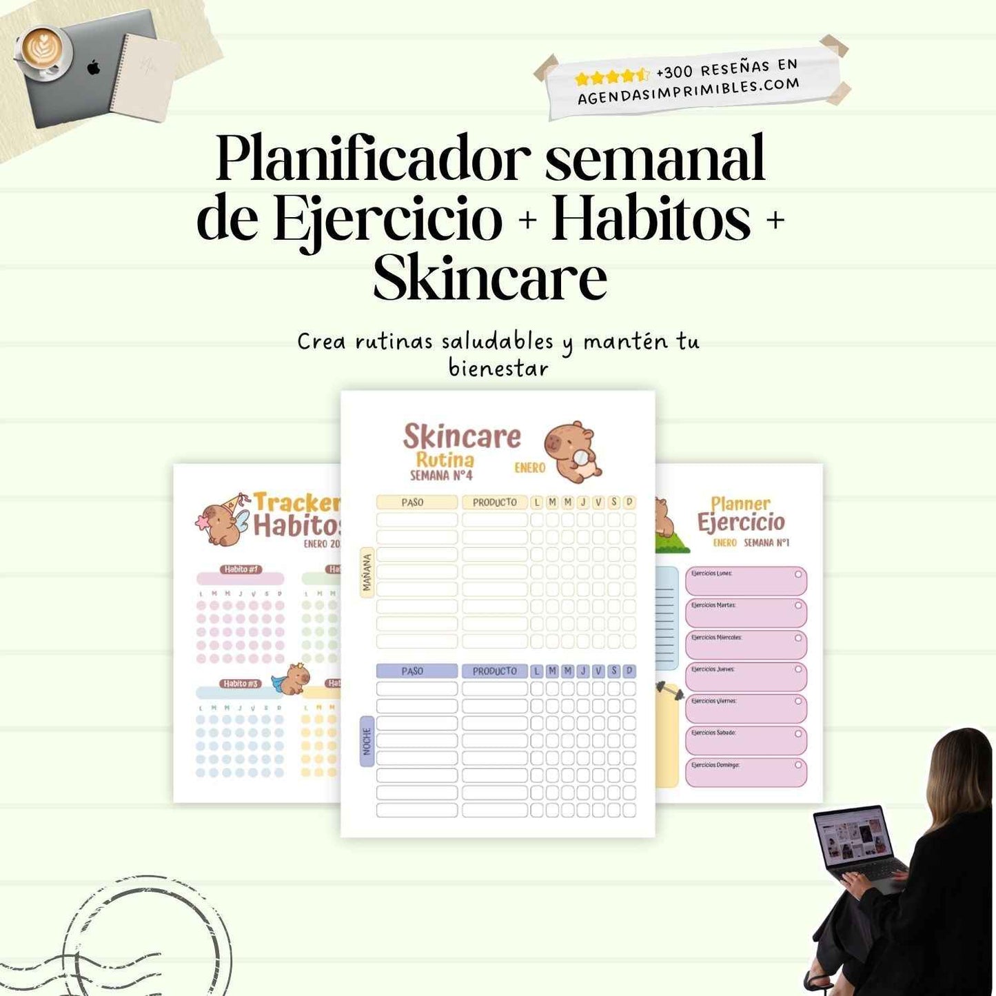 Agenda Capibara 2 Días por hoja| 2026