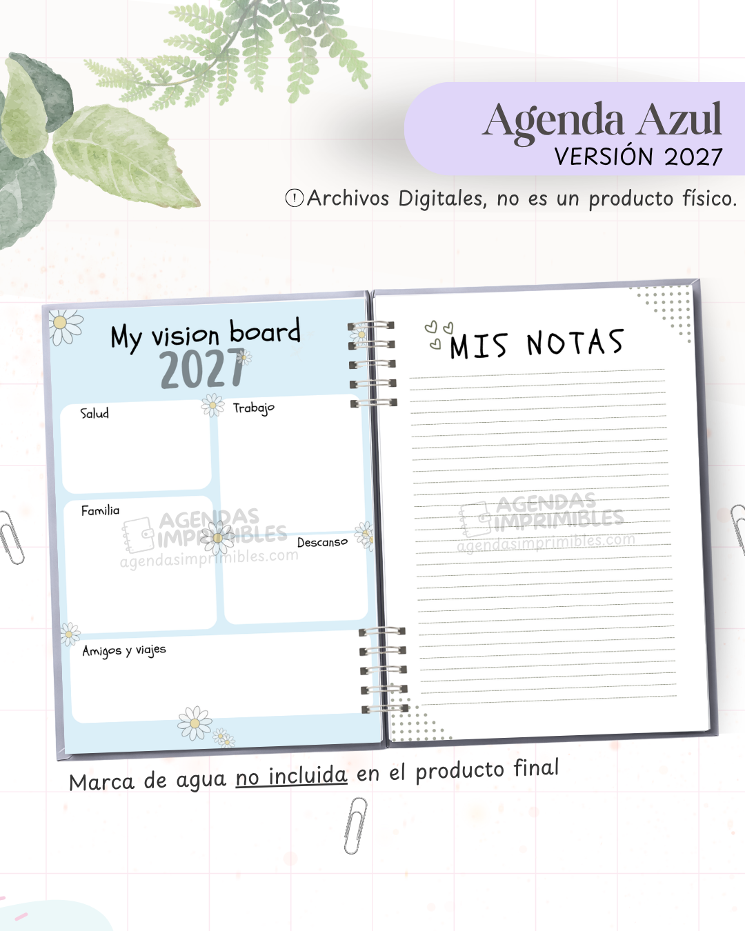 Agenda Snoopy 2027 - Archivo Imprimible - imagen 4