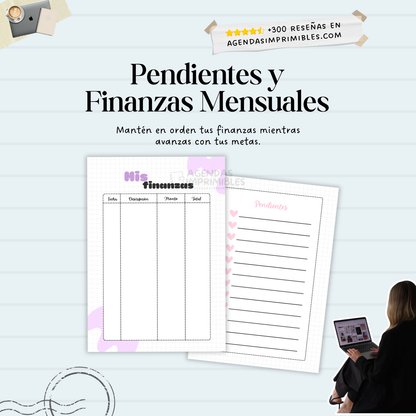 Agenda Colorida Semanal | 2026