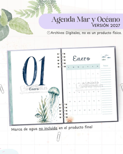 Agenda Mar y OcÃ©ano 2027 - Archivo Imprimible - imagen 5