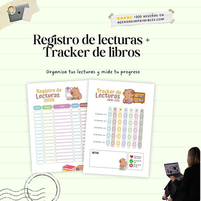 Agenda Capibara 2 Días por hoja| 2026