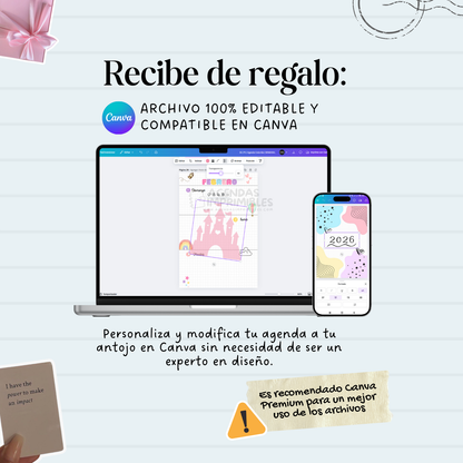 Agenda Colorida Semanal | 2026