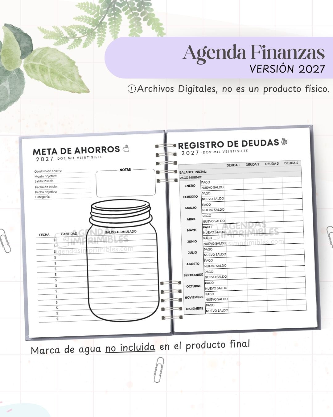 Agenda Finanzas 2027 - Archivo Imprimible - imagen 5