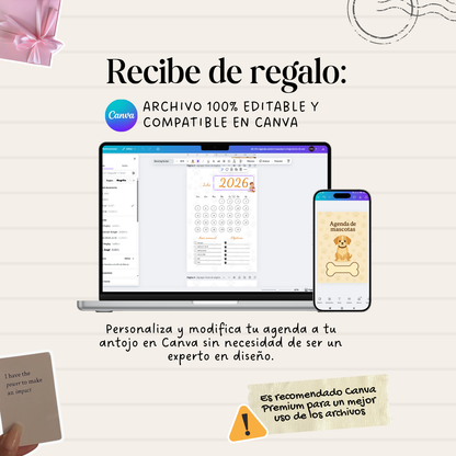 Agenda Control Canino Dos Días x Pagina | 2026